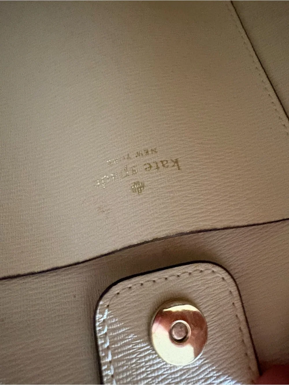Kate Spade New York Marti Croc Embossed Bucket‎ Bag Ivory Cream Crossbody Purse